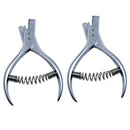 2pcs Garment Pattern Notcher Designer Tailors Sewing Pliers Punch Marker