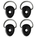 4 Packs Kayak Loop Deck Fitting With D- For Deck Bungee Line Rigging