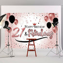 21st Birthday Backdrop Wall Decor Photo Studio Photography Background Cloth