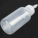 Sewing machine oil bottle made of clear, white plastic 100ml spray nozzle