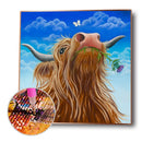 5D Full Drill Diamond Painting Animal Yak Rhinestone Bead Mosaic (B2294)