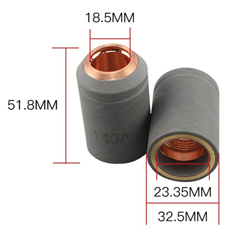 A141 Plasma Torch Consumables Kit 4Pcs Cutting Electrode Nozzle Tip Shield  F3M5