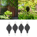 4x Plant Hanging Hooks Retractable Plant Pulley