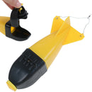 1PC Long Shot Fishing Carp Bait Rocket Feeder Float Bait Holder Fishing Tackle3C