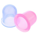 2Pcs Silicone Anti Cellulite Massage Vacuum Cupping Body Facial Cups +Bag