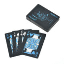 1Pack Black Playing Cards Collection Plastic Decks Card Games Deck Waterproof