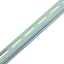 2pcs Slotted Metal 35mm DIN Mounting Rail 40cm Long for AC Contactor