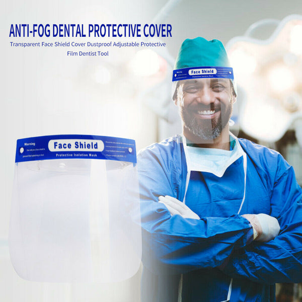 Face Shield Dustproof Anti-fog Adjustable Dental Protective Cover for Outdoor