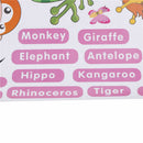 jungle animals wall stickers for kids rooms decor poster wall decals removabl BX