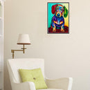 Colorful Dog 5D Diamond Painting Rhinestone Pictures Crystals Embroidery Kit