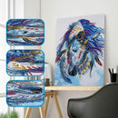 5D DIY Special Shaped Diamond Painting Exalted Horse Cross Stitch Embroider