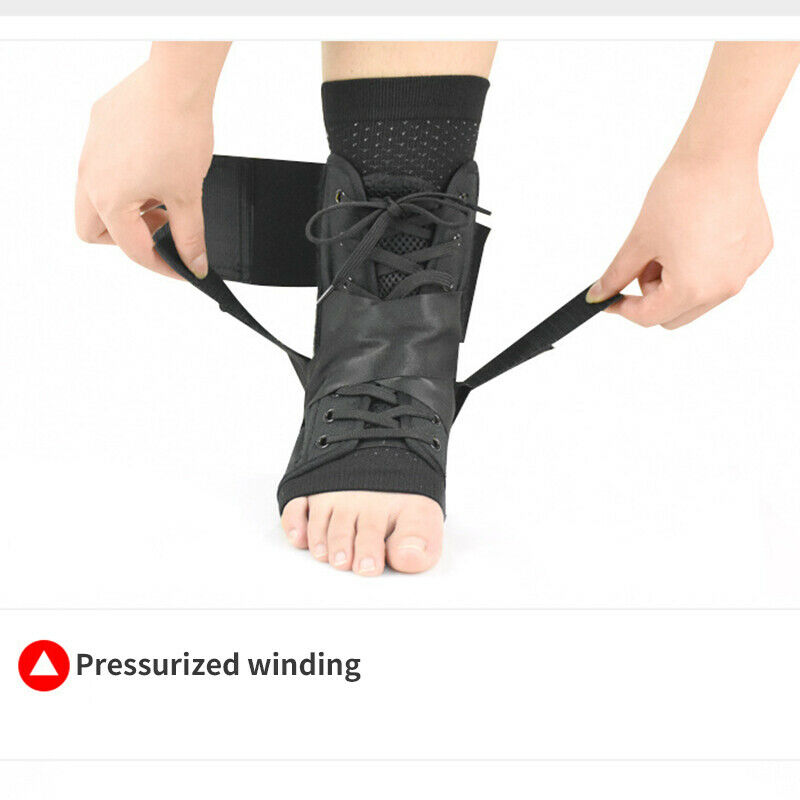 Ankle Braces Bandage Straps Sports Safety Adjustable Ankle Protectors Suppo Y2E5