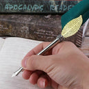 English Calligraphy Feather Dip Pen Writing Ink Set Stationery Gift Case