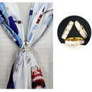 Enamel Silk Scarves Ring Pin Women's Scarf Accessories 3 Rings Sash Chiffon