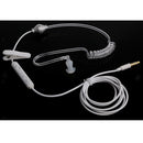 2 Pack 3.5mm Wired Acoustic Hollow Air Tube Earpiece Earbuds Anti-radiation