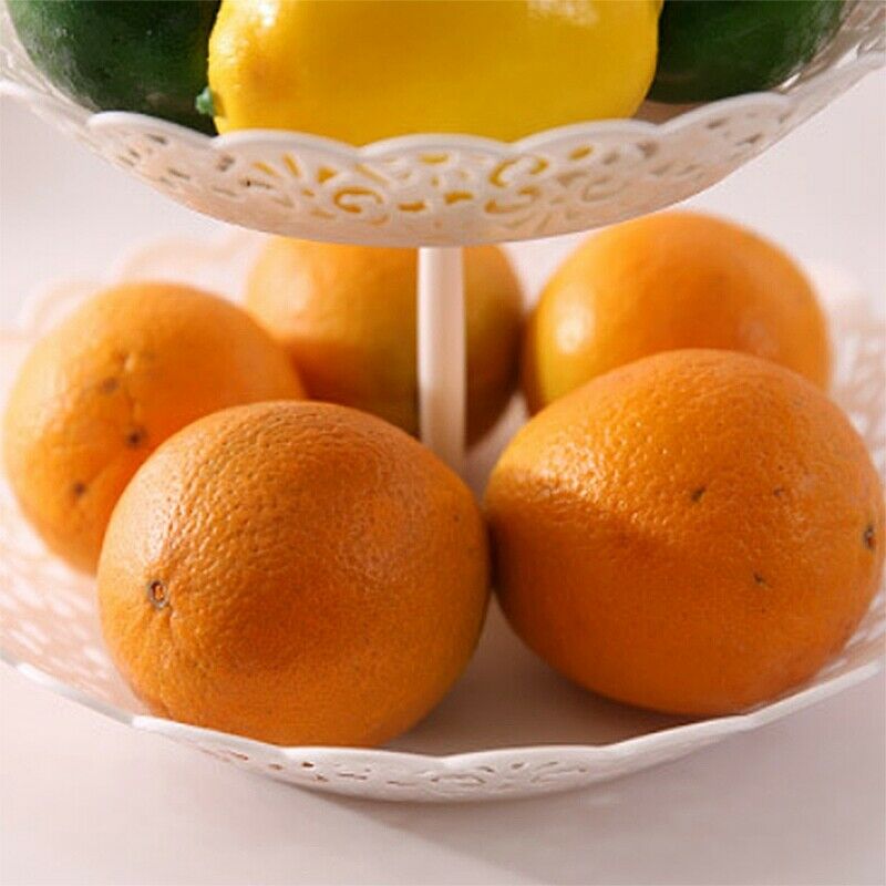 1 Set Of 3-Tier Fruit Plate Cake Holder Fruit Stand Beautiful Home Decorati