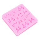 sugar flower mould cake tool soft pottery soap mold S`3C