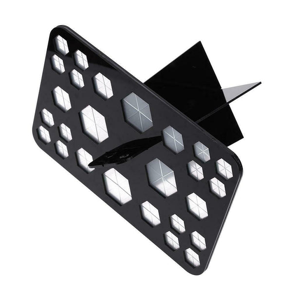 26holes Makeup Brush Drying Rack Brush Holder Cosmetics Makeup Tools Black  #s