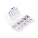 New 200pcs M3-M8 Hex Socket Set Screw Grub Assortment Kit with Plastic Box