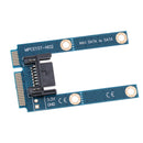 mSATA to SATA Hard Disk Converter Card Supports Full&Half height Riser