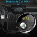 Bluetooth Aux Handsfree Car Kit 3.5Mm Jack Audio Mp3 Player With Tf Slot Wi