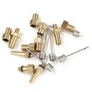 16pcs/set Aluminum Alloy Bicycle Valve Conversion Nozzles Valve Adapter Kit