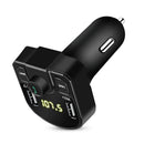 Car FM Transmitter Bluetooth Handsfree USB TF MP3 Player 4.1A USB Charger