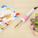 Rhinestone Hot Fix Applicator Iron-on Wand 7 Tips Fast Heated Heat-fix Tool