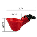 Chicken Drinking Cups Quail Water Bowls Bird Plastic Animal Cage Feeder 1pc S5O4