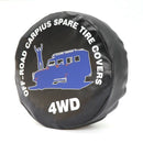 RC Car Decoration Spare Tire Cover for 1/10 TRX4 AXIAL SCX10 Leather Spare TE8W8