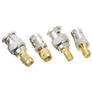 4pcs BNC To SMA Connectors Type Male Female RF Connector Adapter Test Converter