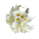 Calla Lily Bridal Wedding Bouquet 20 head Latex Real Touch
