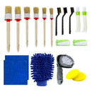 17 Pieces Car Cleaner Brush Set for Cleaning Car Motorcycle Automotive Clea