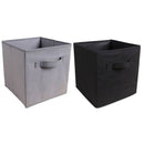 Foldable Fabric Storage Box Square Bins Cloth Organizer Storage Baskets Fol