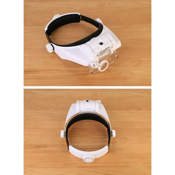 1.5X 2X 8X LED Illumination Magnifying Glass Lab Cosmetology Tattoo Eyebrow
