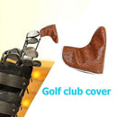 Golf Club Iron Head Cover Protector Golf Club Putter Accessories Brown