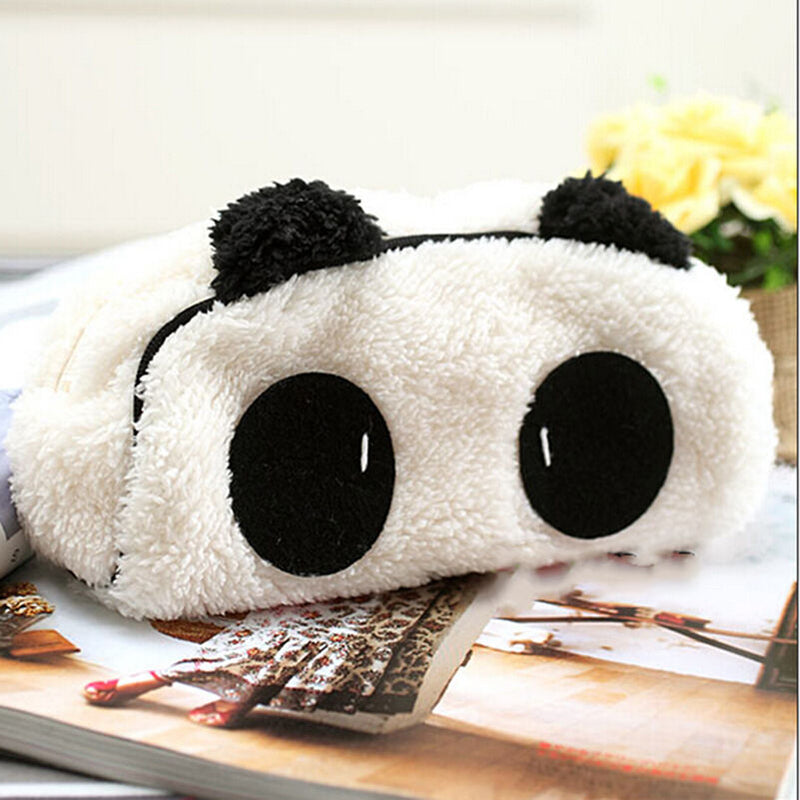 Soft Cute Plush Cosmetic Makeup Cartoon Storage Bag Pen Pencil Case Pouch  3C