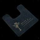 Toilet U-Shaped Floor Mat Non Slip Absorbent Ultra Soft Washable Dark Corful