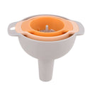 1* Four-In-One Multifunctional Funnel Set Filter Oiler Household Oil Funnel