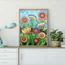 5D DIY Special Shaped Diamond Painting Flower Cross Stitch Mosaic Craft Kit