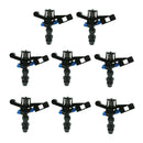 8pcs 1/2 inch Rotatable Spray Nozzle Swing Arm Sprinkler Head Garden Watering