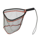 Portable Fly Fishing Landing Net Aluminum Alloy Frame Rubber Handle Brail