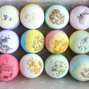Women Bombs Bath Flower Bubble Natural Lavender Rose Ball Salt Bath Gift