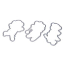 Playing Bear Silicone Clear Stamp + Cutting Dies Stencil Craft Scrapbook
