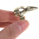 1Pc Gothic Punk Rock Joint Armor Ring Knuckle Finger Claw Ring Bird's Head R Ew