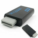 Portable Wii to HDMI Wii2HDMI Full HD Converter Audio Output Adapter TV Black
