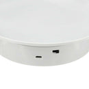 Electric Rotating Display Stand Turntable for Jewelry Watch  White-Mirror