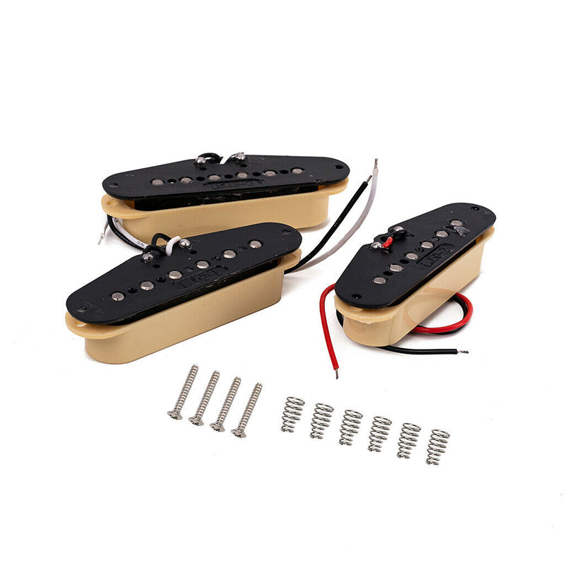 Electric Guitar  Alnico V Magnet Single Coil Pickups (Neck&Middle&Bridge) -Beige