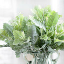 Artificial Dusty Miller Flowers Bridal Wedding Real Touch Bouquet Home Decor