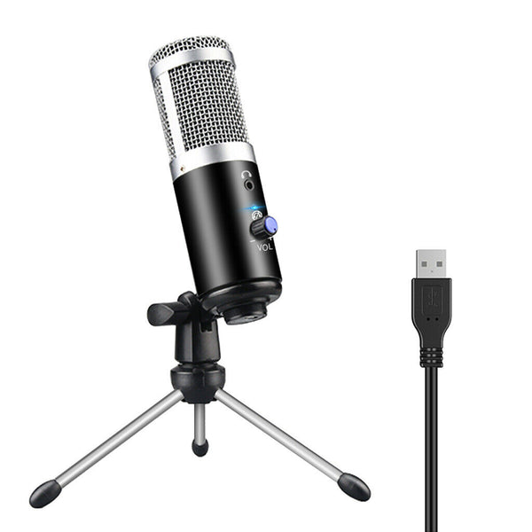 Studio Condenser USB Microphone Computer PC Microphone Kit with Adjustable